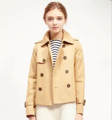 로페피크닉 개버 숏 트렌치코트 숏코트