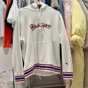 Champion 화이트 후드티