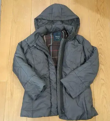 [ KEITH ] 후드 부착 다운 자켓 38 브라운 계열 카키