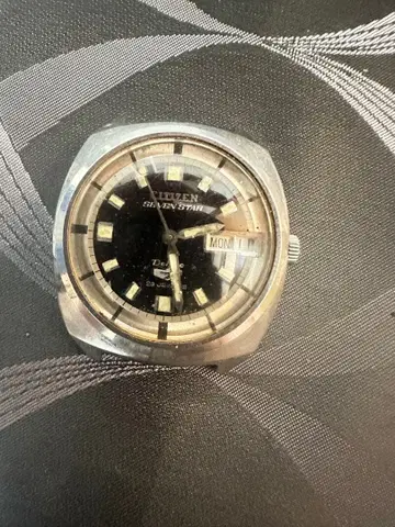 CITIZEN 자동 시계 블랙 23 JEWELS