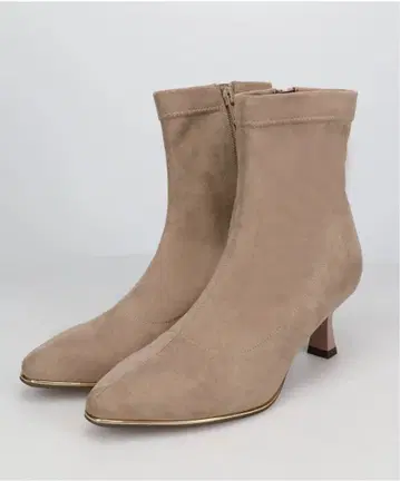 ORIENTALTRAFFIC 메탈릭 라인 힐 부츠/56403