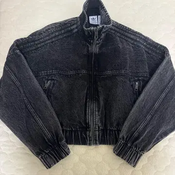 adidas 데님 자켓 크롭 기장