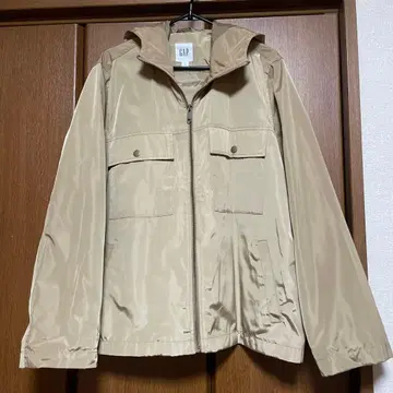 GAP 후드 부착 베이지 후드티 S