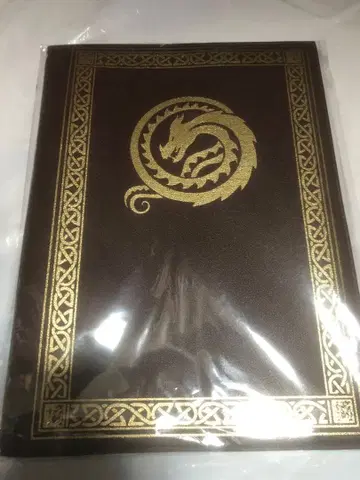 드래곤 북커버 포함 노트