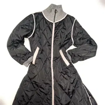 블랙 퀼팅 자켓