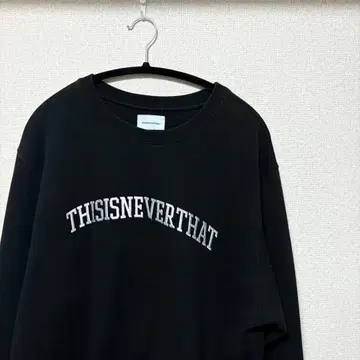 Thisisneverthat arch-logo crewneck L 네바자