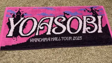 YOASOBI WANDARA 2025 타월 핑크
