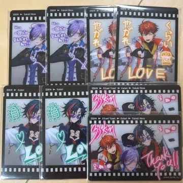 니지산지 3SKM x 세븐일레븐 오리지널 클리어 카드 전 4종 x 2세트