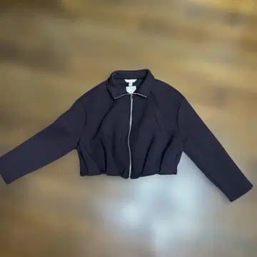 H&M 스쿠버 자켓 프론트 지퍼 자켓 아우터 긴팔 미사용