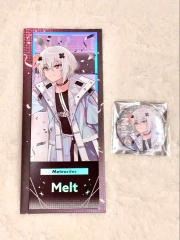 멜트 다 텐시 스토페스 캔뱃지 랜덤 홀로그램 티켓 2종 세트