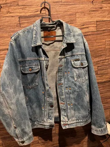 Wrangler 데님 자켓 라이트 블루