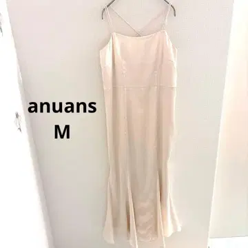 택 포함 새상품 아뉴앙스 새틴 원피스 anuans M 아이보리