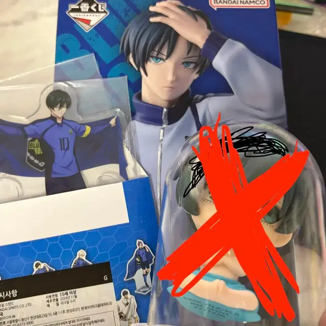 블루록 이토시 린 결전의 각오 A상 피규어 열중의 연쇄 G상 아크릴스탠드