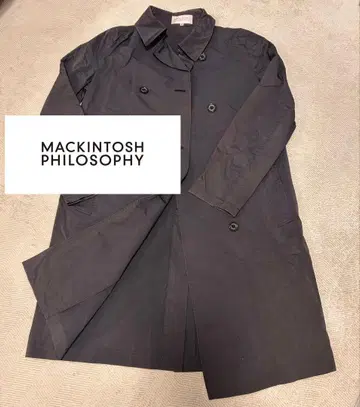 MACKINTOSH PHILOSOPHY 블랙 트렌치코트
