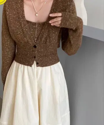 [미사용 새상품] 뷔스티에 & 가디건