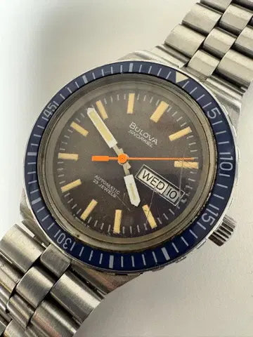 빈티지 Bulova 자동 시계 스노클 666