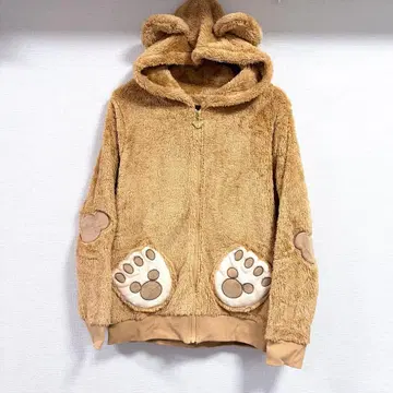 더피 복슬복슬 후드티 L 디즈니 공식