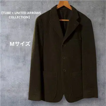 TUBE x UNITED ARROWS 모헤어 부클레 3B 자켓