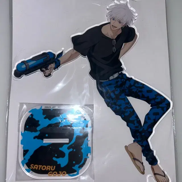 주술회전 고죠 사토루 세가쿠지 물총 빅 아크릴 스탠드