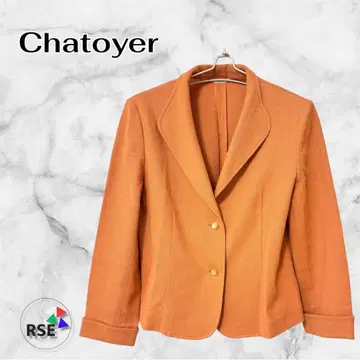 Chatoyer 테일러드 자켓 오렌지