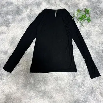 카즈유키 쿠마가이 어태치먼트 ( L ) 긴팔 티셔츠 크루넥 샘플