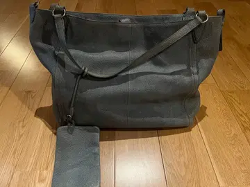 갤러리아Galleriant 터콰이즈 가죽 토트백