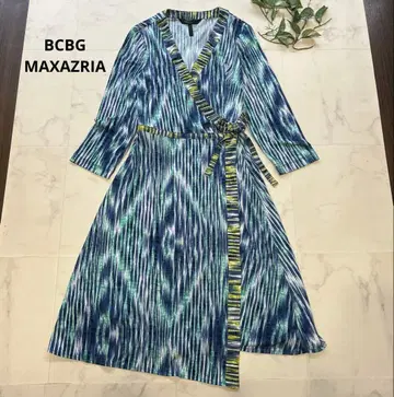 새상품급 BCBG MAXAZRIA 카슈쿨 롱 원피스 올 패턴 사이즈 M
