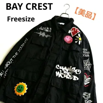 BAYCREST 베이크레스트 커버올 자켓 블랙 프리 사이즈