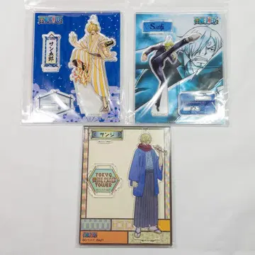 도쿄 원피스 타워 한정판 아크릴 스탠드 참 상디 세트