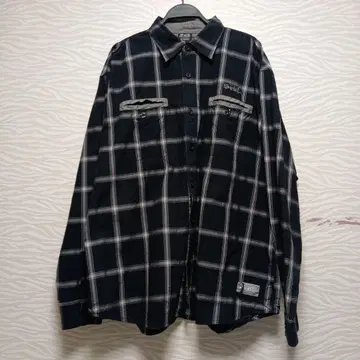Soul 체크 무늬 긴팔 셔츠 1999년 제조