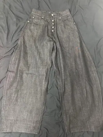 Peoplesense 블랙 Raw 데님 진 S 사이즈