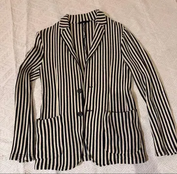 니트 자켓 스트라이프