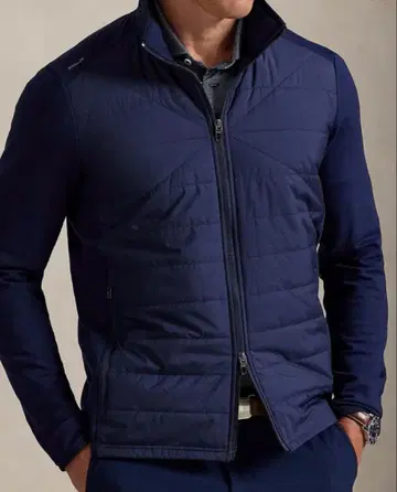 랄프 로렌 RLX 하이브리드 모크넥 자켓 L 네이비 겉옷