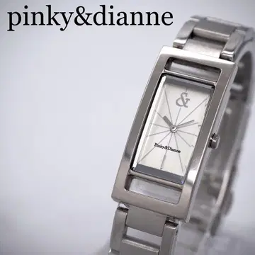 500 가동 pinky&dianne 여성용 시계 실버 화이트