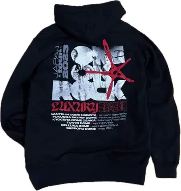 ONE OK ROCK 2023 투어 후드티 L 블랙