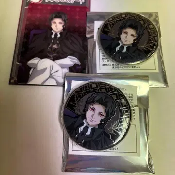 귀멸의 칼날 무잔 AGF 캔뱃지 카드