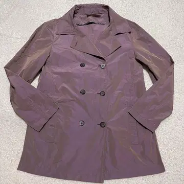 MOORER 더블 프레스 나일론 코트