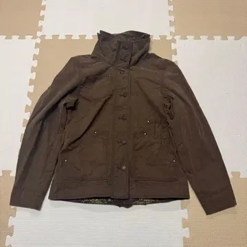 Eddie Bauer 브라운 밀리터리 자켓 M 에디 바우어