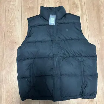 Hurley 블랙 다운 베스트 XXXL