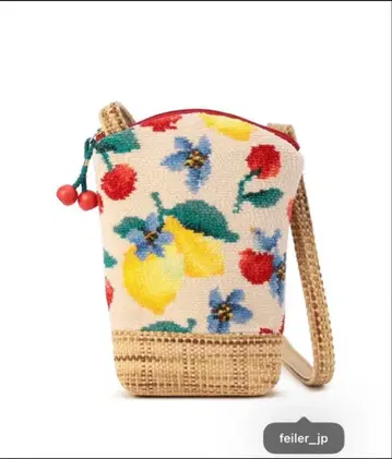 새상품급 FEILER 후르츠 패턴 숄더백