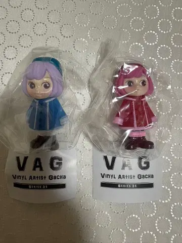 시시마루 허벅지 가챠 소프트 비닐 우라미 츠라미 2세트 퍼플 핑크