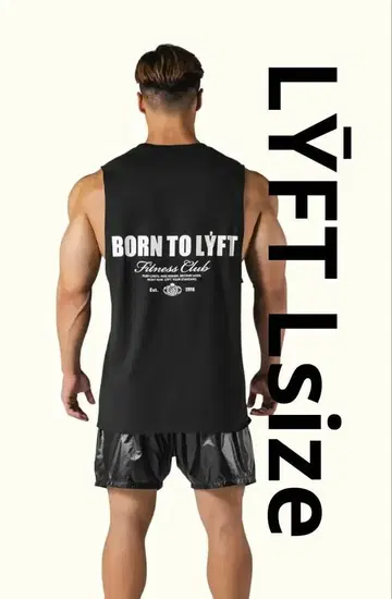 LYFT BTL Design Loose Tanktop - Black