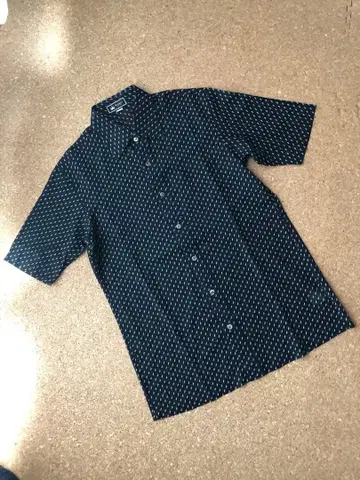 [ GINZA WAKO ] 빈티지 남성용 반팔 셔츠 모노톤