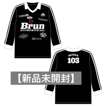 우라시마사카타센 센라 원맨 센완 Brun 롱 티셔츠 블랙