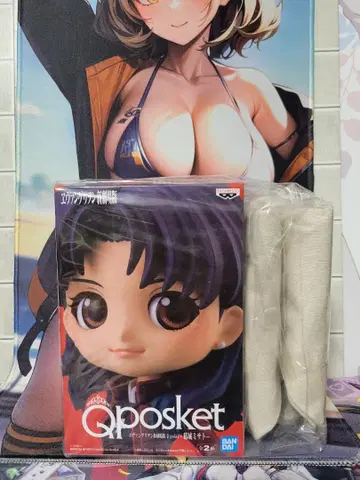 EVASTORE 한정판 Q posket-카츠라기 미사토- & 토트백 세트