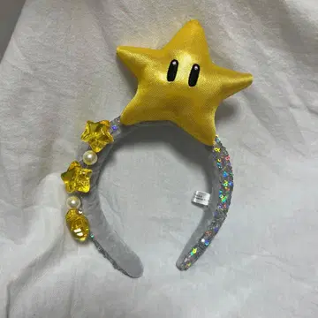 USJ 유니버셜 마리오 스타 머리띠