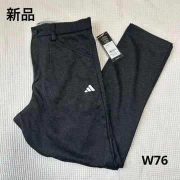 새상품 아디다스 골프 텍스처 와이드 테이퍼드 앵클 팬츠 76