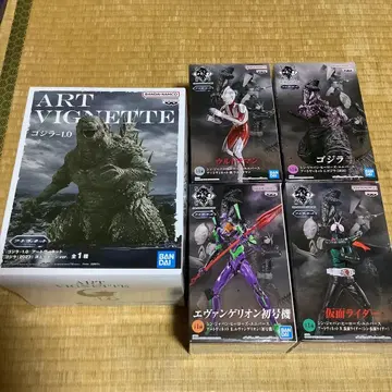 미개봉 새상품 아트 비넷 고질라 울트라맨 에바 가면라이더 세트