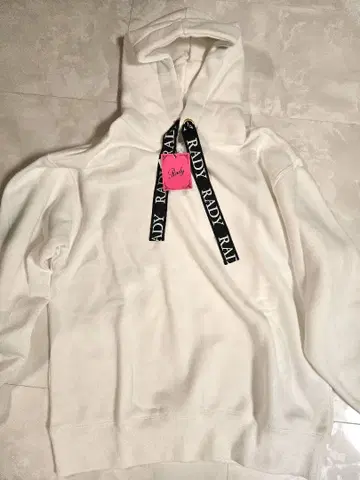 Rady 후드티 화이트 미사용 새상품 끈로고