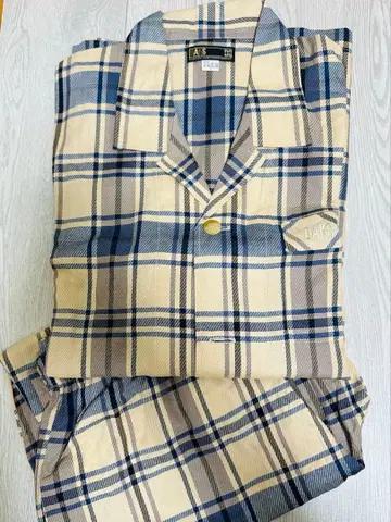 DAKS 체크 무늬 파자마 L 사이즈